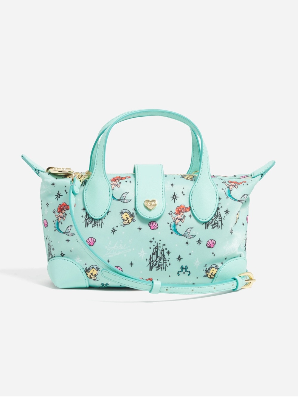 Disney Princess Ariel Pouchette Crossbody Bag 02 - Picture 3 of 6